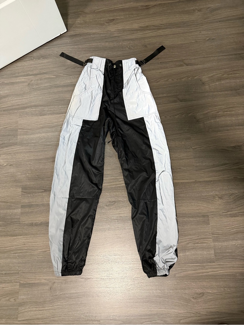 Iheartraves Time 2 Get Lit Reflective Cargo Joggers
